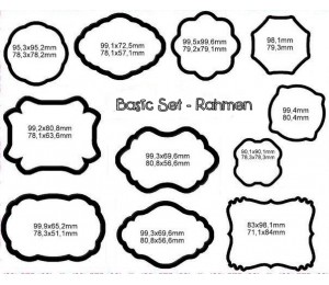 Stickserie - Basic Set Rahmen